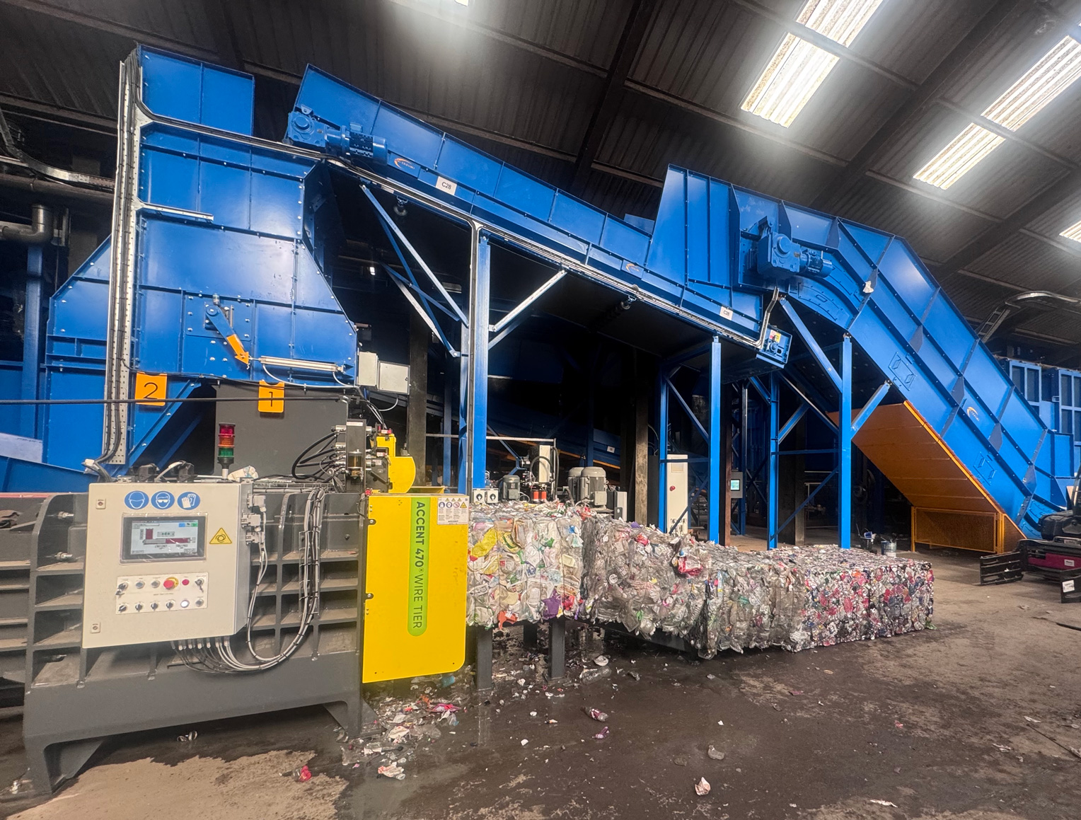 Samson Baler in CEW St. Helen's Facility